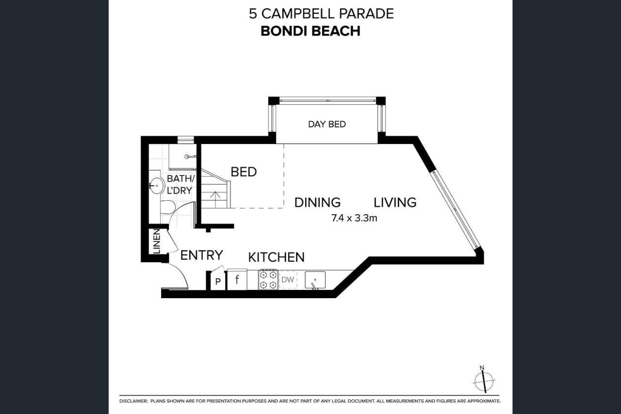 Studio Bondi Beach Sidney Exterior foto
